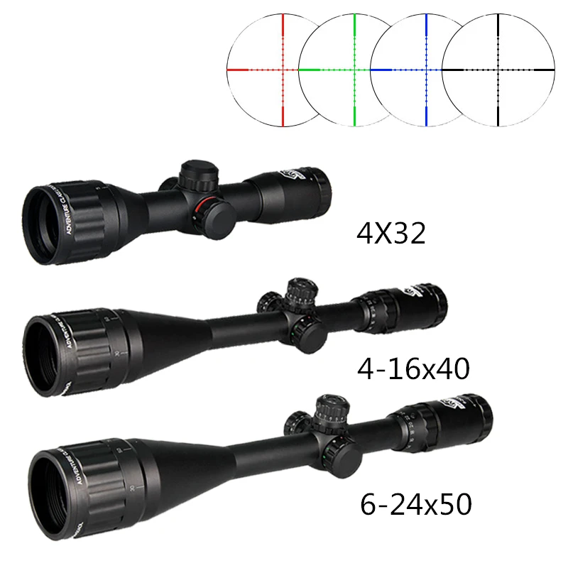 

Canis Latrans 4X32 Hunting Scope 4-16X40 Riflescope Hunting Scope 6-24x50 Rifle Scopes Multi-Illuminated Reticle Airsoft Guns
