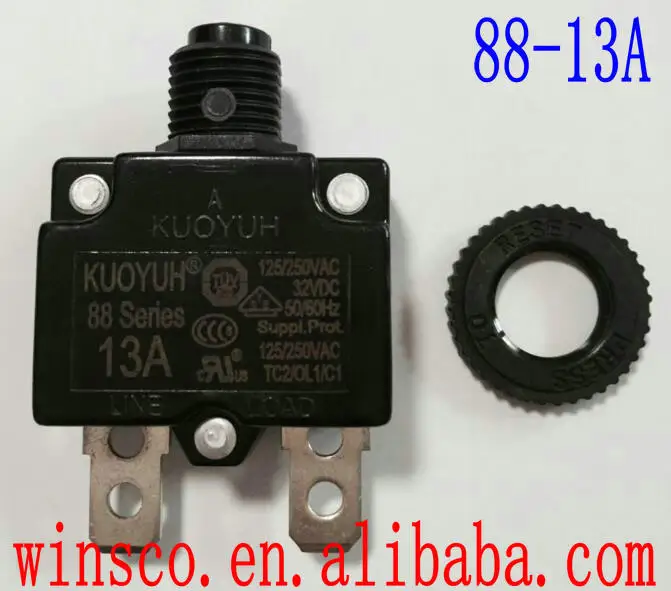 Автоматический выключатель KUOYUH 88-13A 100% серия 88 13A | Обустройство дома