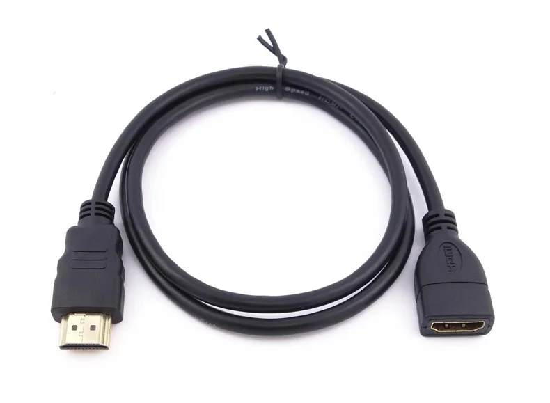 HDMI Male to HDMI Female Extension Cable V1.4 1080P For PSP HDTV 30cm