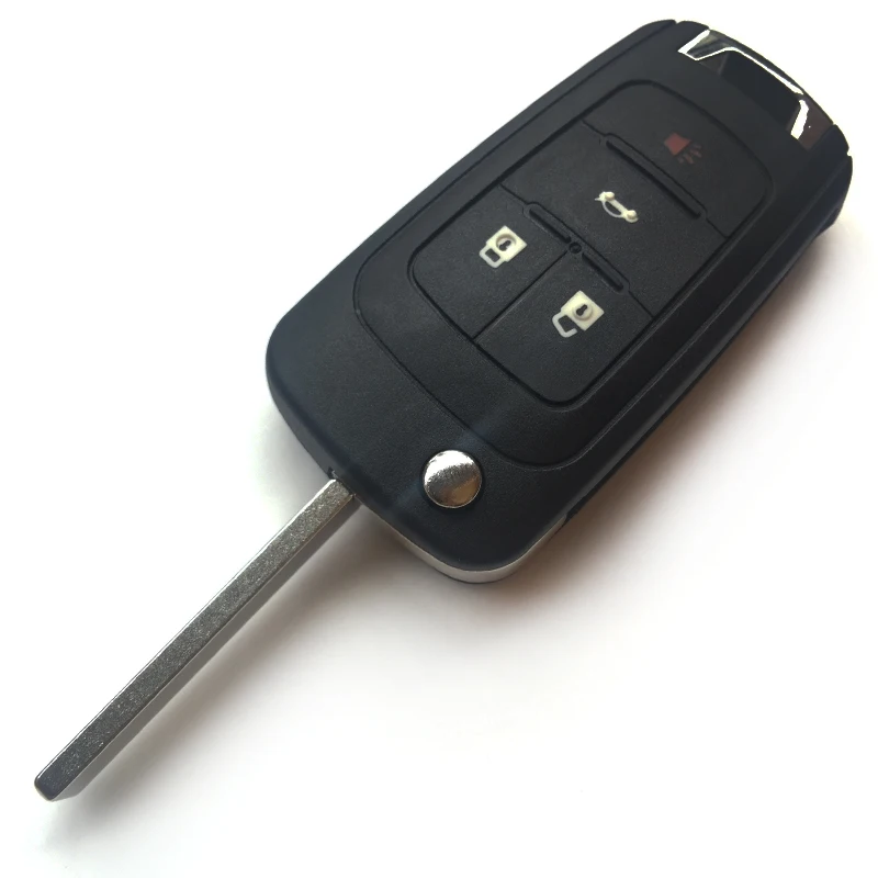 2 3 4 5 кнопок Складной флип чехол для ключей для Chevrolet Cruze 2009 2010 Aveo Epica Impala Camaro корпус автомобильного ключа дистанционного управления Fob крышка - Количество кнопок: 4 Кнопки