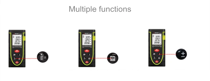 Лазер sndway дальномер 40 м цифровой измеритель расстояния лента площадь/объем/угол измерения лазерный дальномер строительные инструменты