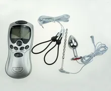 Electro Shock Medical Sex Products Electrical Stimulate Urethral Plug Catheter Penis Enlargement Ring Anal Plug Sex Toys For Men