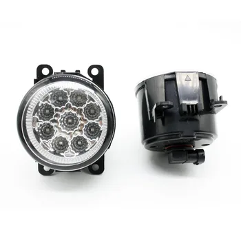 

2pcs Car Styling Round Front Bumper LED Fog Lights DRL Daytime Running Driving Blue For Lincoln LS 2005-2006