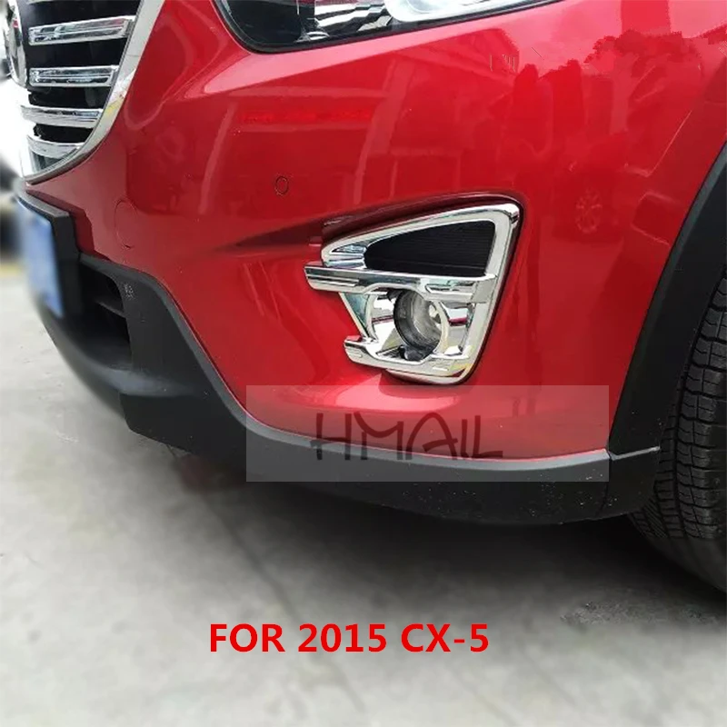 CX-5 передняя задняя противотуманная фара автомобильный Стайлинг ABS хромированный чехол с покрытием/каркасы фонарей для CX-5 MAZDA 2012 13 14 15 16