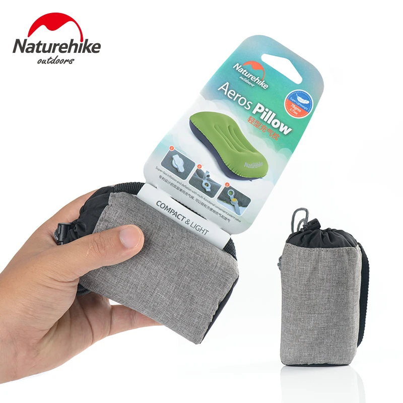 Naturehike في نفخ وسادة السفر وسادة هوائية الرقبة التخييم بساط نوم والعتاد سريع المحمولة TPU فراش سوبر حقيبة نزهة الشاطئ