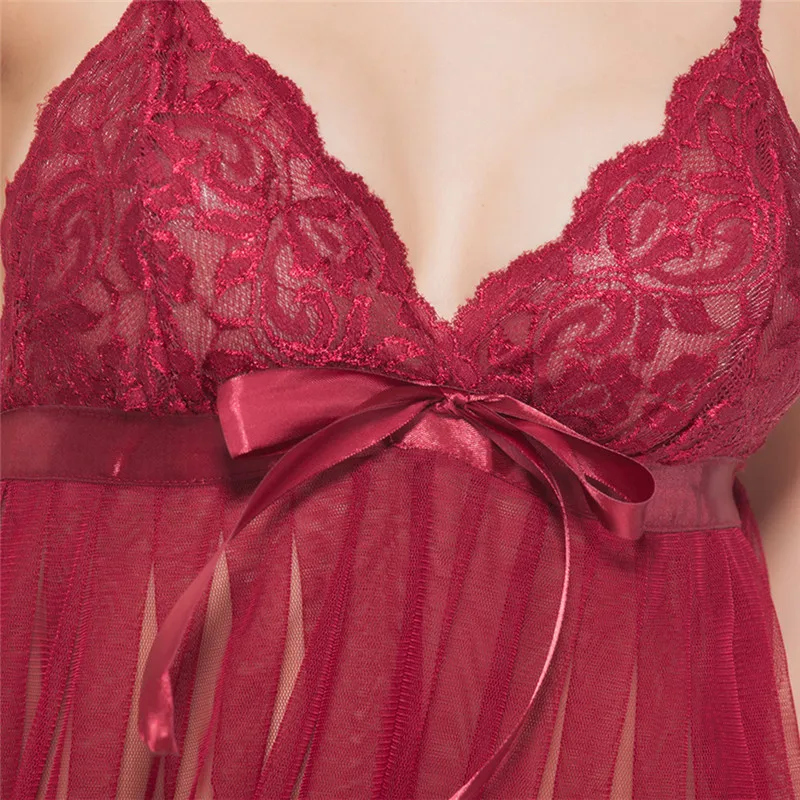 S M L XL XXL 3XL 4XL 5XL 6XL Sexy Lingerie Babydoll Chemise Sexy Night Dress Lenceria Sexy Hot Big Size Dress Costume (2)