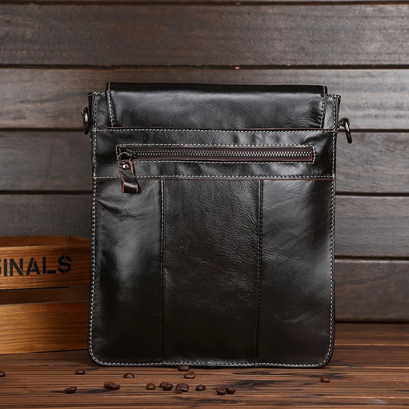 Сумка через плечо Norbinus Мужская сумки почтальонки из натуральной кожи|flap bag|brand