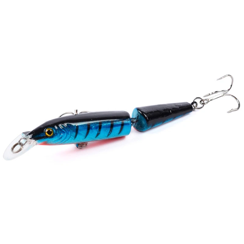 Yuewins طعوم صيد سمك البلمة 9g 10.5 سنتيمتر متعدد المقاطع صوتها Crankbait البحر باس الصلب الطعم بايك Jerkbait Pesca الكارب الصيد TP6