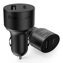 Tronsmart USB PD 42W Dual Port Car Charger with USB-C&Power Delivery for New MacBook, MacBook Pro, Pixel C Tablet, Google Pixel