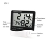 Weather Station HTC-1 HTC-2 Indoor Outdoor Thermometer Hygrometer Digital LCD C/F Temperature Humidity Meter Alarm Clock ► Photo 2/6