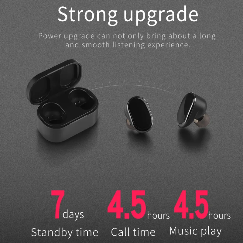 K9 Беспроводной наушники Bluetooth V5.0 вкладыши TWS мини HiFi Стерео гарнитуры спортивные