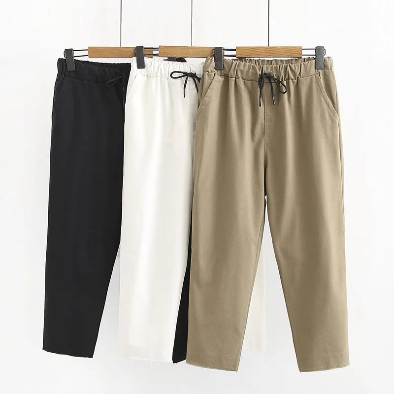 2019 été grande taille femmes pantalons décontractés pantalons grande taille nouveau grand Harem crayon pantalon dames Harem Long pantalon XL-4XL