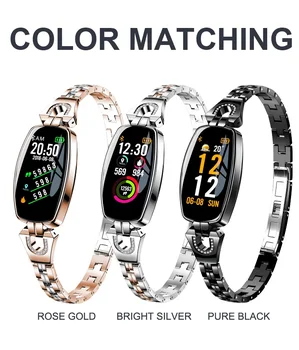 

H8 women smart wristband fitness tracker bracelet IP67 Heart Rate Monitor blood pressure oxygen smart band for Lady smartwatch