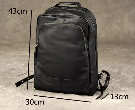 AETOO Original genuine Leather Retro Men backpack real cow Leather Large Capacity backpack men laptop backpack business bags