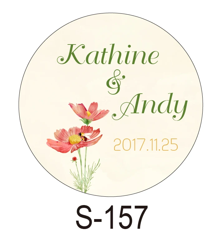 150 шт/партия персонализированные конфеты наклейки для свадьбы невесты ДУШ