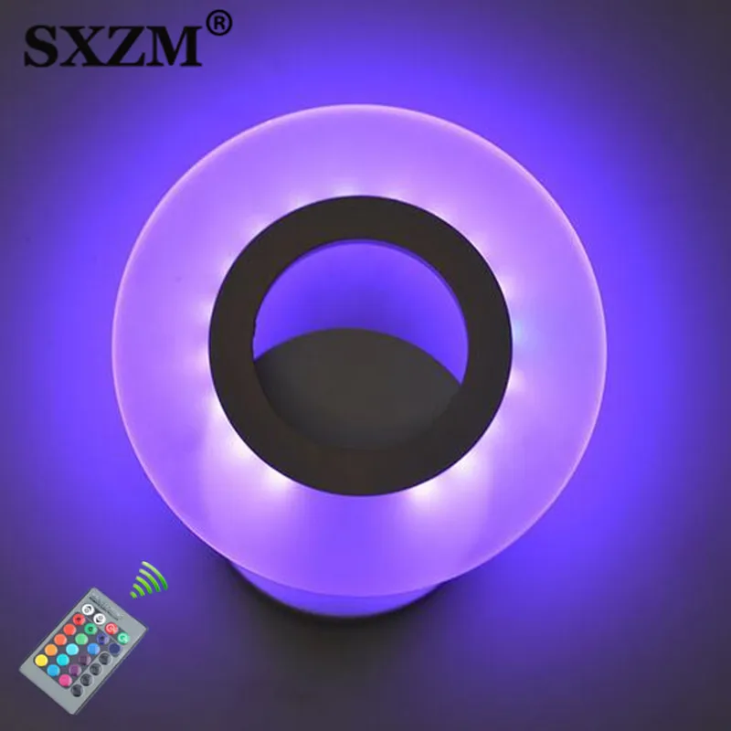 

10W Wall Sconce Wall lamp RGB 16 colorful with remote controler/warm white/white LED Wall Lamp Indoor Lighting Lamp