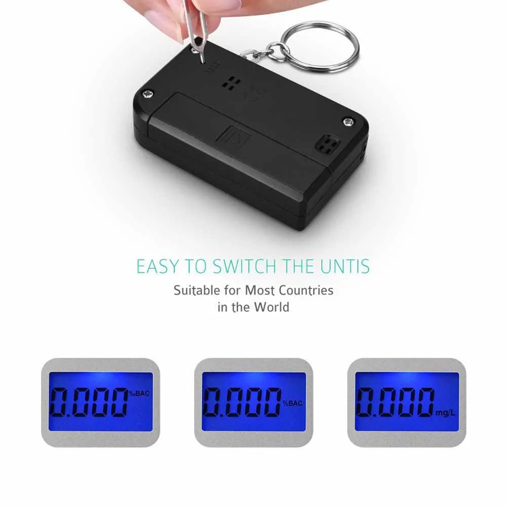 الأزياء عالية دقة جهاز اختبار شرب الكحوليات ، الكحول ، alcometer ، Alcotest تذكير سائق السلامة في الطريق تشخيص أداة الأزياء عالية دقة جهاز اختبار شرب الكحوليات ، الكحول ، alcometer ، Alcotest تذكير سائق السلامة في الطريق تشخيص أداة