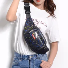 Модная женская дикая крутая унисекс модная цветная кожаная сумка через плечо с буквенным принтом сумка на грудь