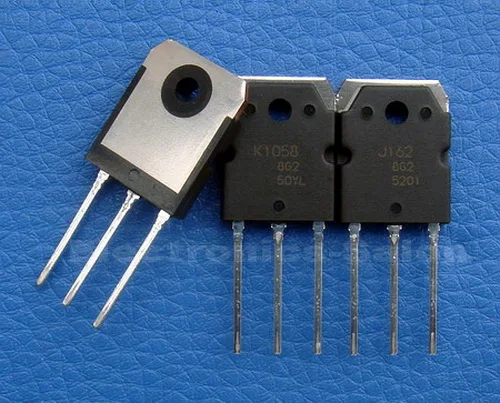 (2 шт/комплект) 2SJ162 & 2SK1058 оригинальный MOSFET J162 K1058.|mosfet|2sk1058 original2sk1058 mosfet |