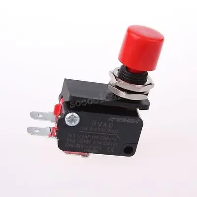 

SPDT 2 Pin Red Push Button Momentary Basic Limited Micro Switch