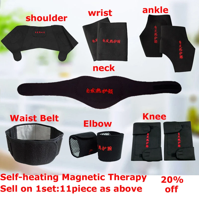 

Adjustable Tourmaline Self-heating Magnetic Therapy Waist Belt Lumbar Support Back Waist Support Brace knee Protect Elbow warm