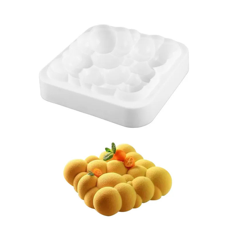 

same paragraph Xiangyun blister mousse DIY French hurricane fondant baking utensils cookie silicone bubble crown mold AprO1