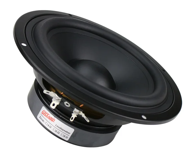 GHXMedals-Haut-parleur Mid Bass, 6.5 , 165mm, Deep Bass, 8ohm, 130W, HIfi,  Home Theater, Mediant Woofer