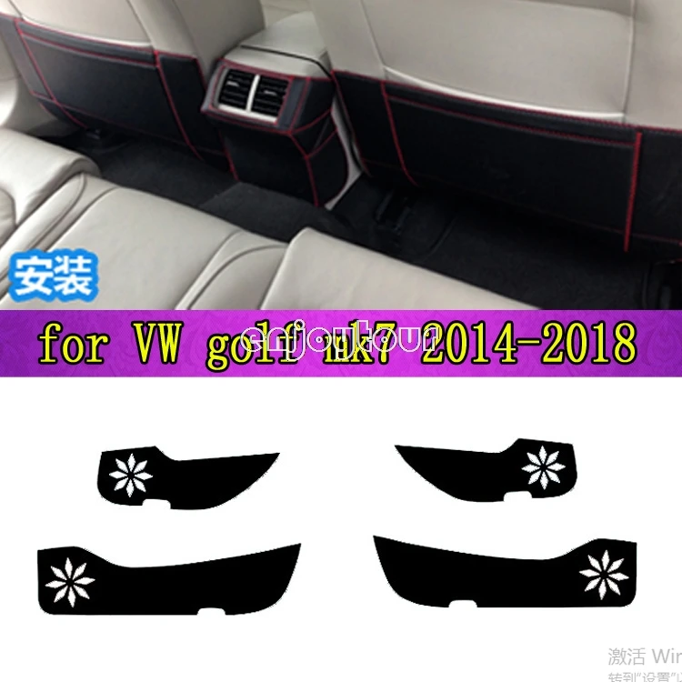 Car pads front rear door Seat Anti kick mat Car styling Accessories for
