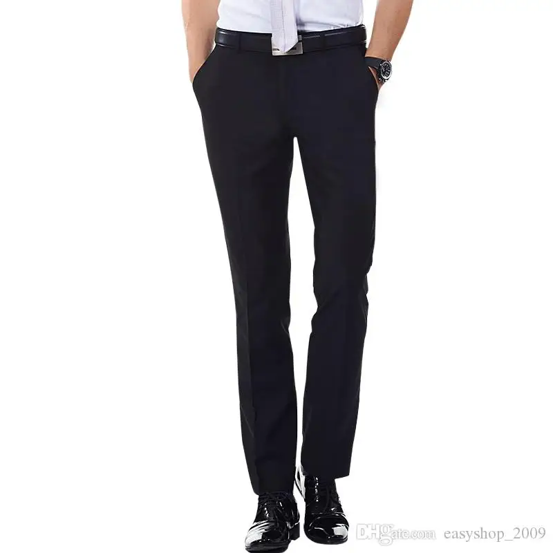 

Customized new spring and autumn men's suit pants solid color fashion casual now look at men's business formal suit pants