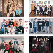 Kpop bangtan мальчики плакат четкое изображение наклейки на стену украшение дома хорошее качество принты домашнего искусства бренд