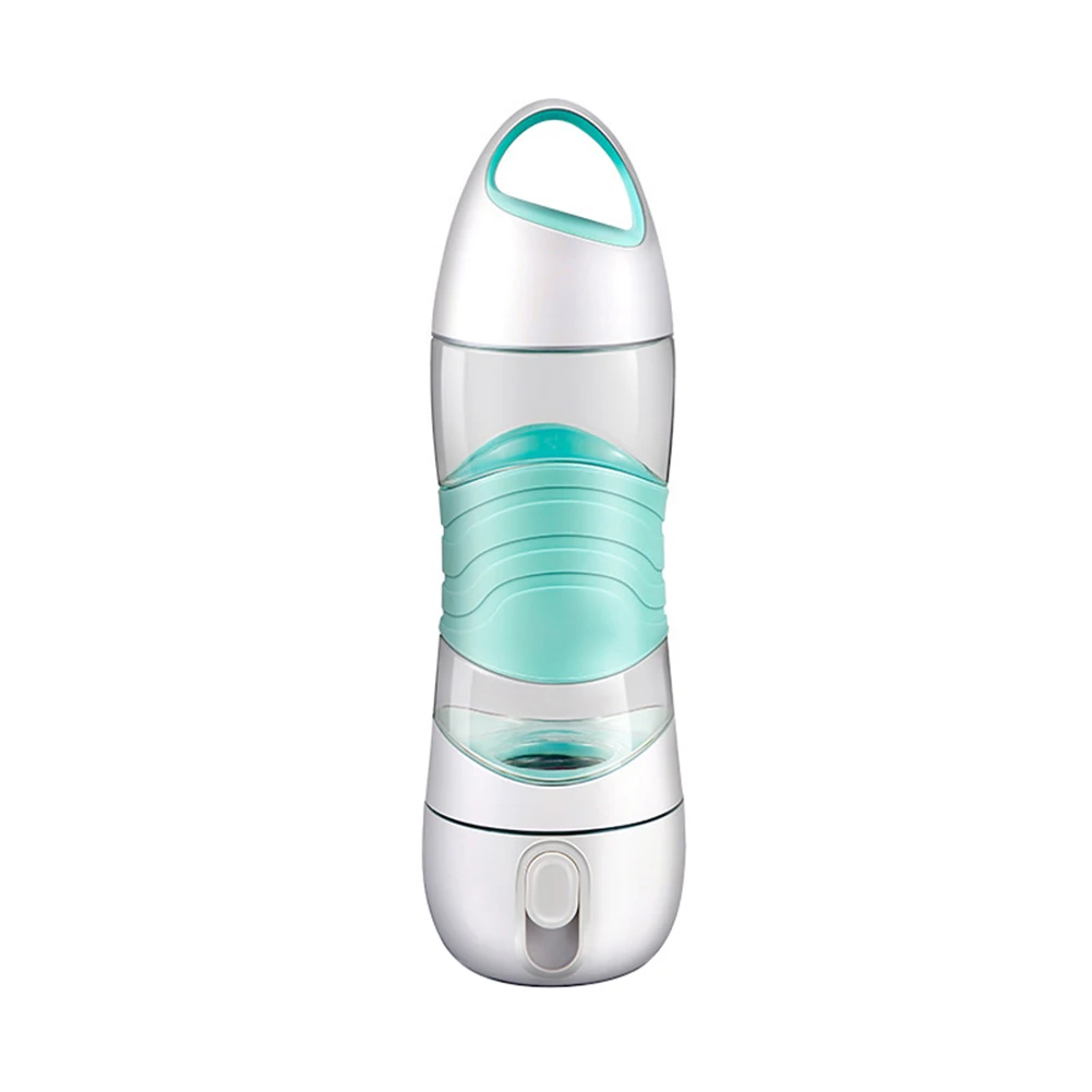 Портативная Спортивная бутылка для воды, светодиодный индикатор для питья, нано распылитель, Смарт бутылка для воды, противоскользящая бутылка для питья