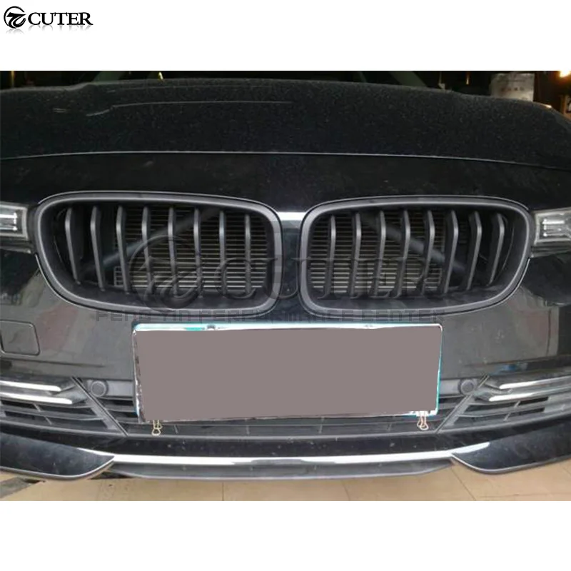 F30 углеродное волокно передний бампер спойлер для BMW F30 3 серии 320i 325i 335i стандартный бампер обвес 13-18