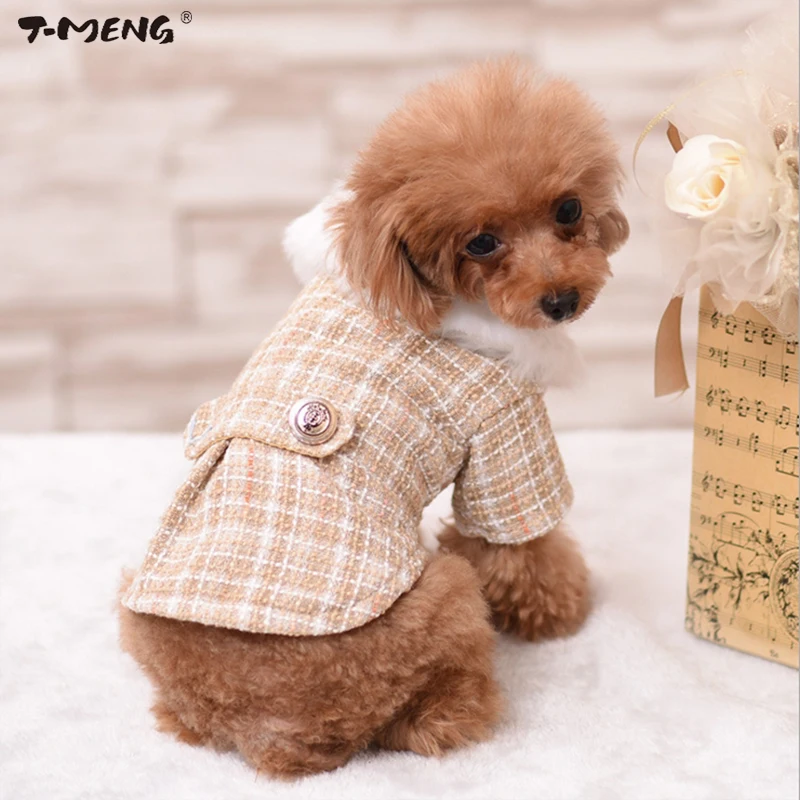 T Meng Fashion Pet Dog Clothes Keep Warm Small Medium Dog Coat Large Dogs Jacket Elegant Fur Winter Jacket Pet Clothing Supplier Pet Clothing Large Dog Jacketdog Coat Aliexpress