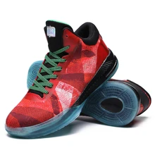 Мужские спортивные дышащие баскетбольные кроссовки баскетбольные ботинки большого размера Basket femme de marque Брендовые мужские баскетбольные кроссовки