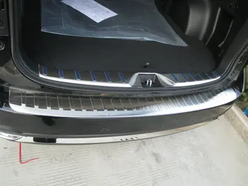 

Auto rear internal and external bumper protector for Forester 2013 2014 2015,stainless steel,auto accessories