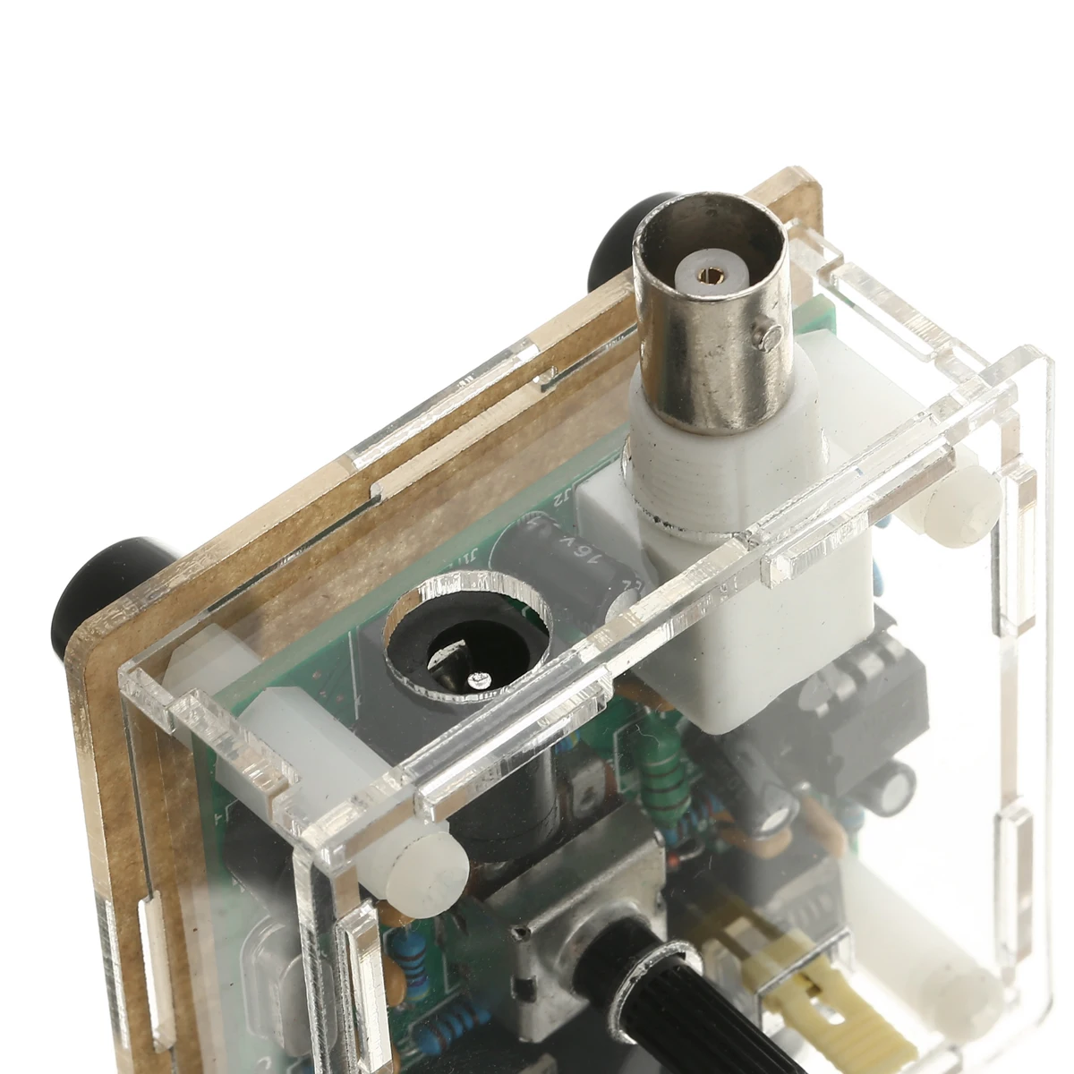 New 7023 KHZ Assembled DC 9-13.8V S-PIXIE CW QRP Shortwave Radio Transceiver 7.023Mhz+Case 65 x 60 x 25mm