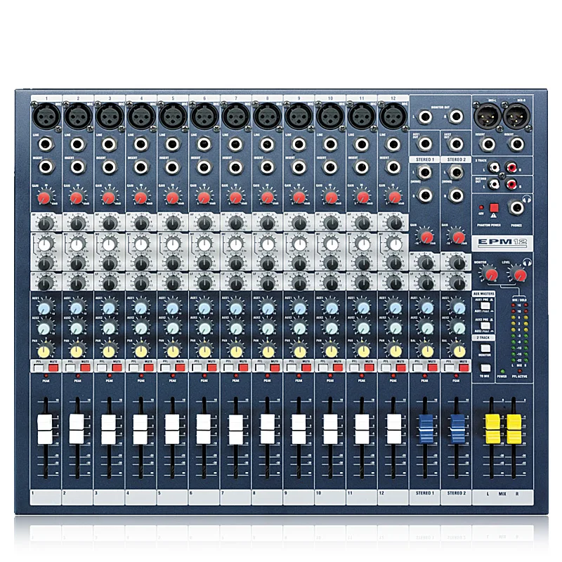 

DJ Mixer EPM12 Professional Mixer Audio Amplifier Sound Processor 12 Channels