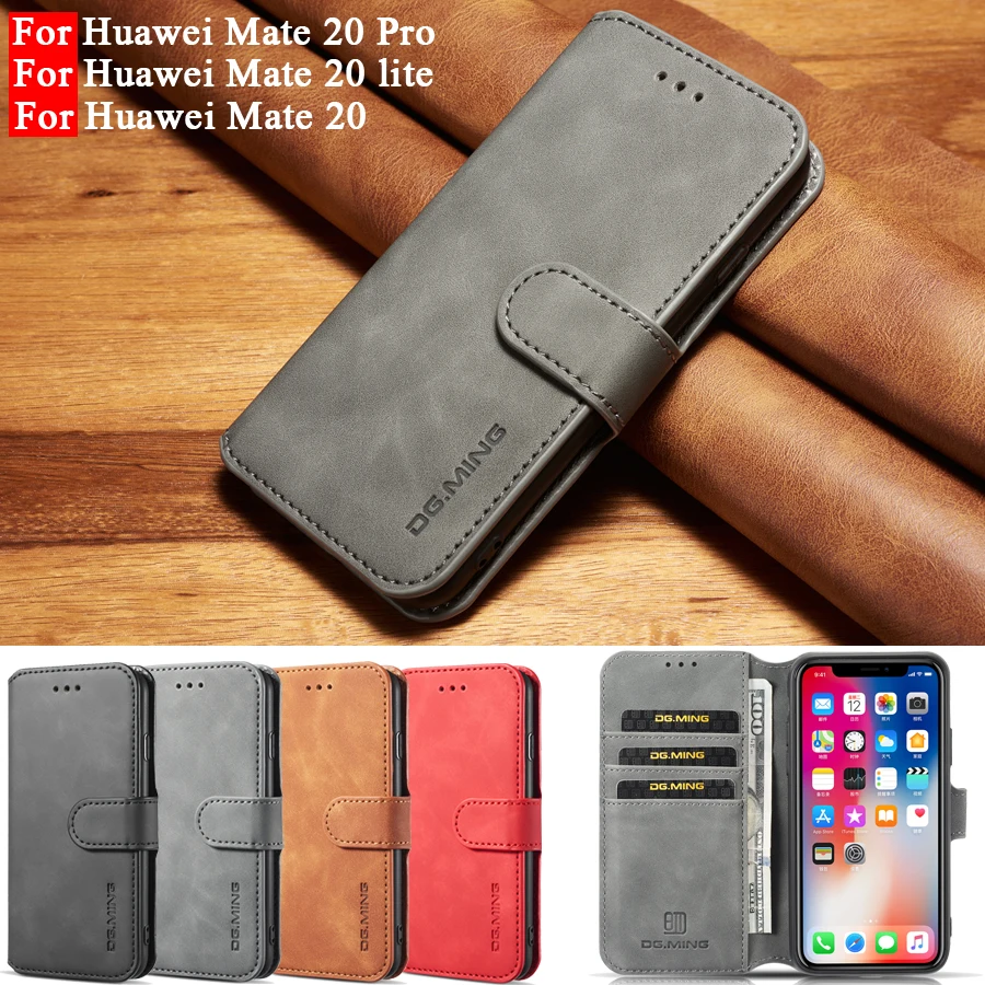 

Huawei Mate 20 Pro Case Flip Magnetic Phone Case For Fundas Huawei Mate 20 lite Case Vintage Leather Wallet cover Huawei Mate 20