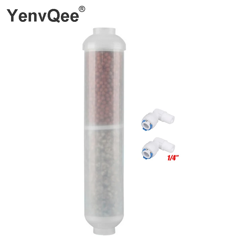 10 Inch Mineralizing Weak Alkaline 2 Stone Multistage Water Filter Cartridges Infrared Ray PHCalcium Purifier With 2Pcs Fitting (2)