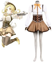 Envío Libre de Puella Magi Madoka Magica Tomoe Mami Cosplay del Anime