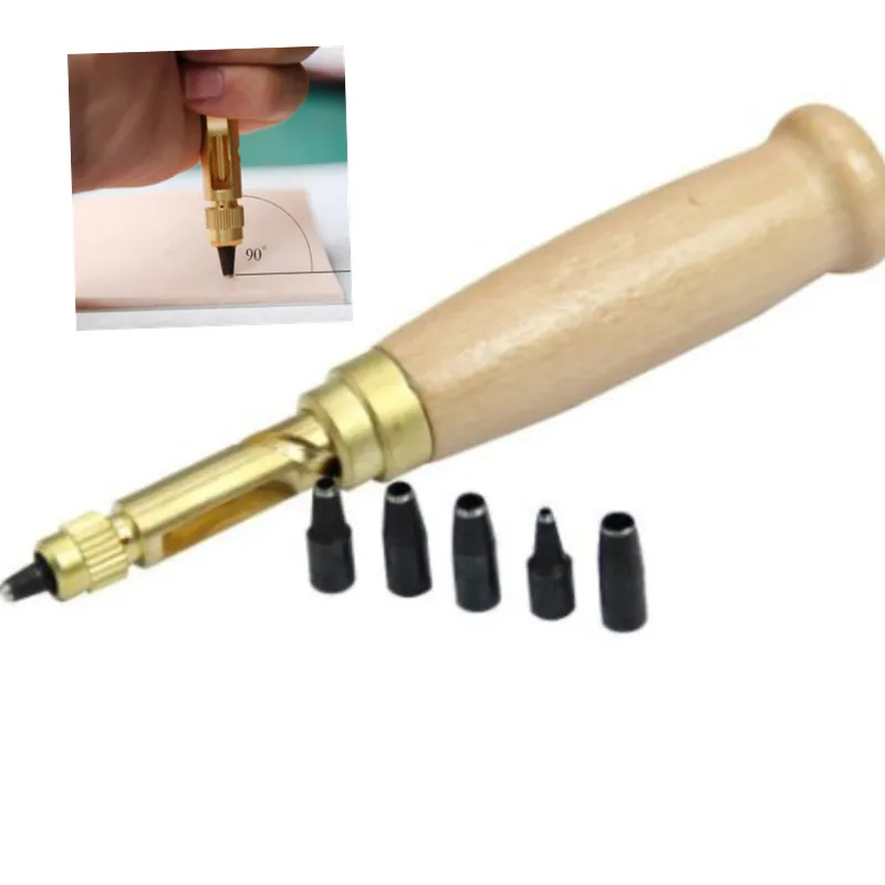 6PCS Automatic Belts Punch Replaceable Long Mute Rotary Punching