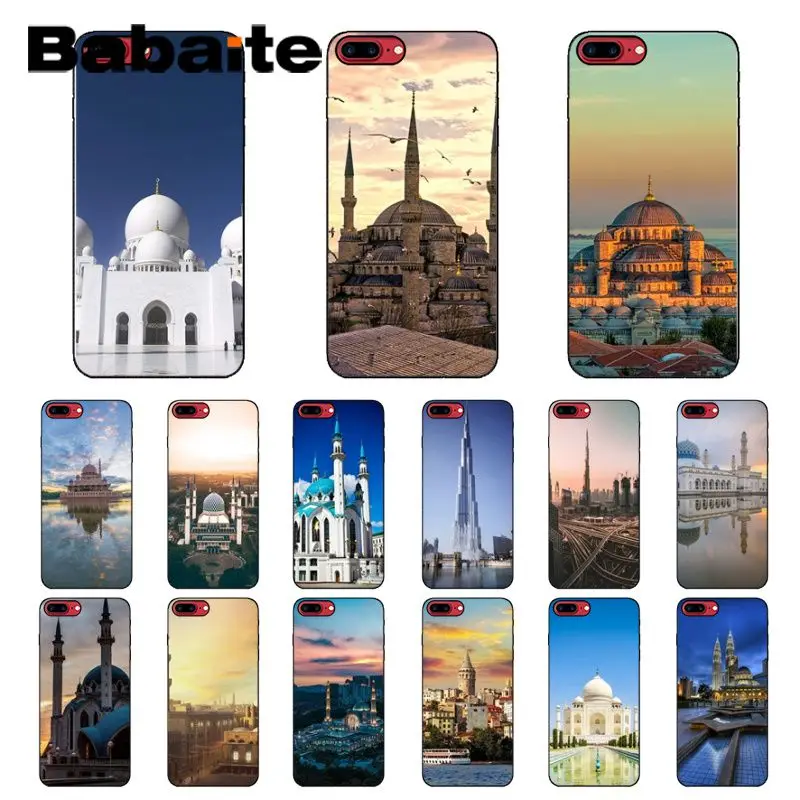 Мягкий силиконовый чехол для телефона Babaite Landscape Mosque Building Apple iPhone 8 7 6 6S Plus X XS MAX 5 5S SE