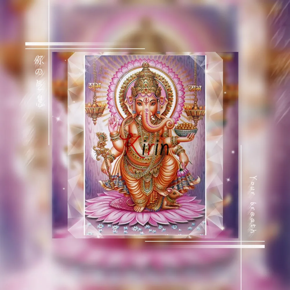 

5d diy diamond painting kit,full diamond painting cross stitch ganesha