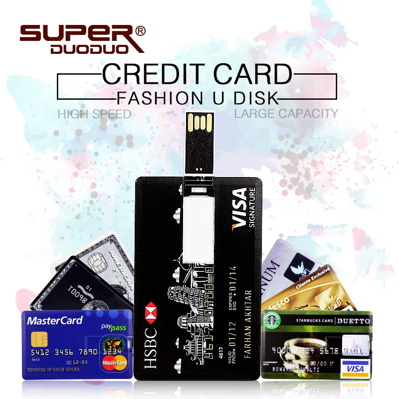 HSBC USB флеш накопитель 128 ГБ 16 8 4 Гб|USB флэш-накопители| |