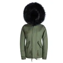 Новый Для мужчин зимнее пальто толстый Корейский Для мужчин одежда Для мужчин с длинным капюшоном Мех животных Перо мягкий мужской Для