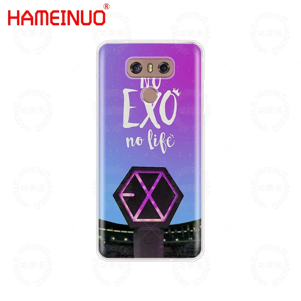 Чехол для телефона HAMEINUO Kpop exo Lucky one LG G7 Q6 G6 MINI G5 K10 K4 K8 2017 2016 X POWER 2 V20 V30 2018|Бамперы| |