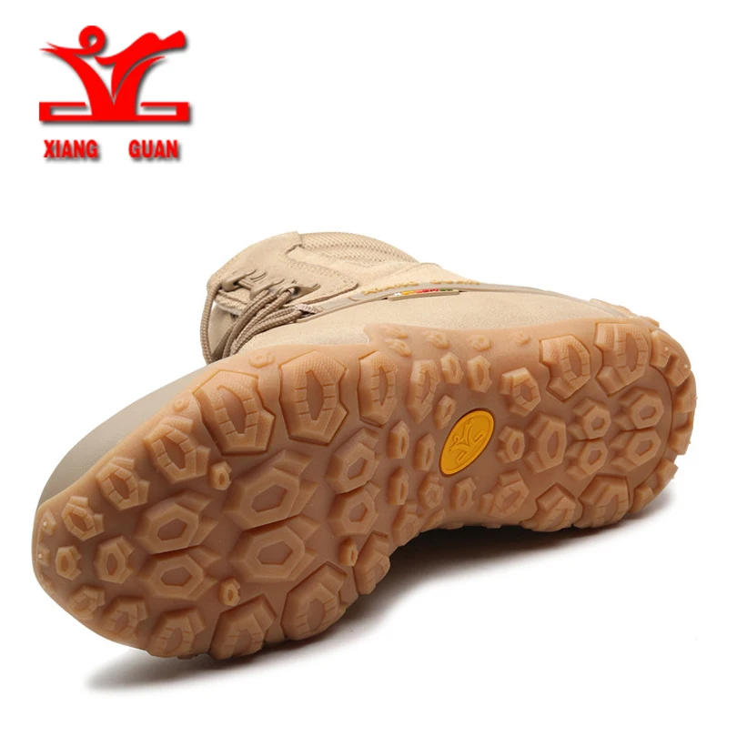 XIANGGUAN الرجال الرياضية التكتيكية الأحذية في الهواء الطلق عالية أعلى حذاء للسير مسافات طويلة مقاومة للاهتراء التخييم رياضية للماء احذية نسائي...