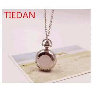 New bronze silver DIY pocket wath necklace pendant High Quality low price wholes New bronze silver DIY pocket wath necklace pendant High Quality low price wholes