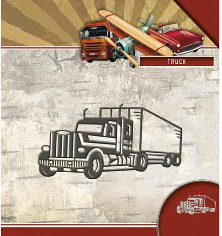 

Truck Car Border 49*95mm Metal Cutting Dies Scrapbooking Album Cuts for DIY Card making stencil Embossing Die New 2019