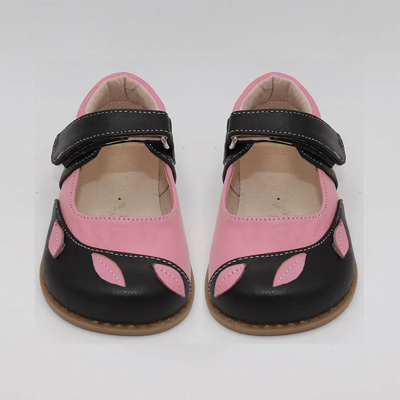 TipsieToes Brand High Quality Genuine Leather Stitching Kids Children Shoes Barefoot Girls 2020 Spring New Arrival